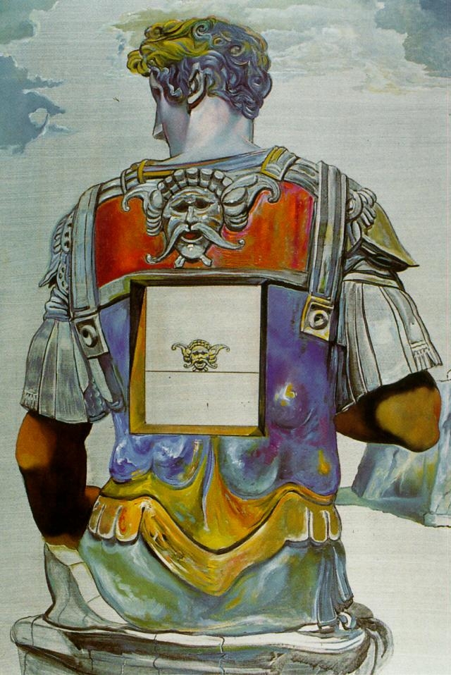 Salvador Dali (1904-1989) - Giuliano di Medici by Michelangelo, Seen from Behind.JPG